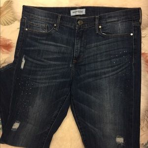 Banana Republic Premium Denim Skinny Ankle Jeans